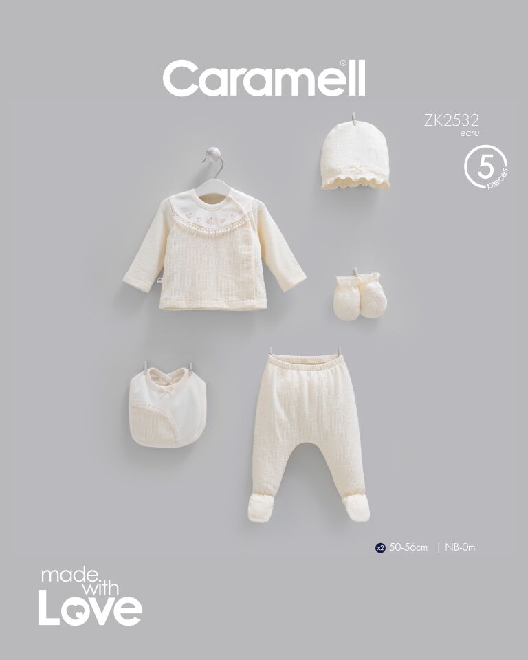 Fashion Girl 5 Parça Hastane Çıkışı Set