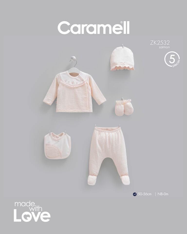 Fashion Girl 5 Parça Hastane Çıkışı Set