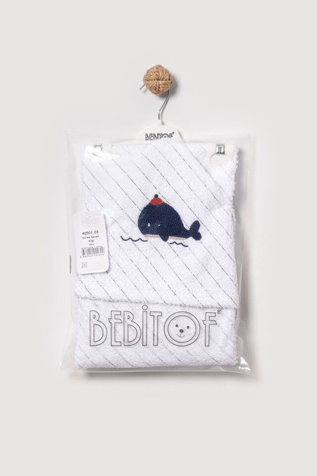 Balina Desen Bebek  Silgi Havlu