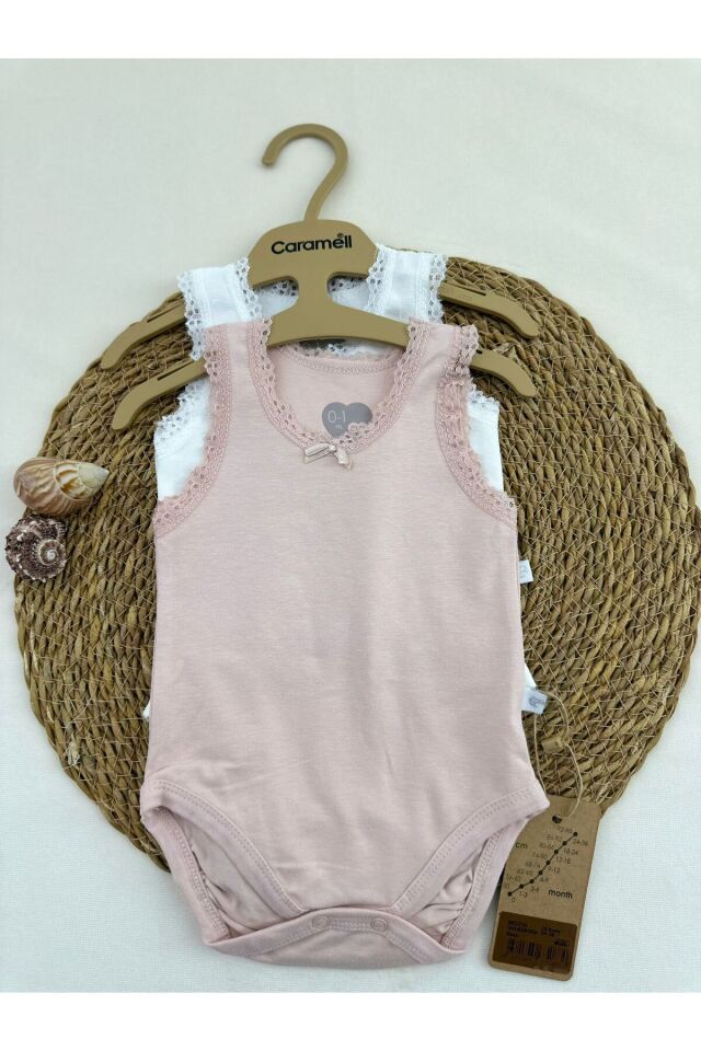 Dantel Detay Çıtçıtlı Badi 2'li Set BK2725