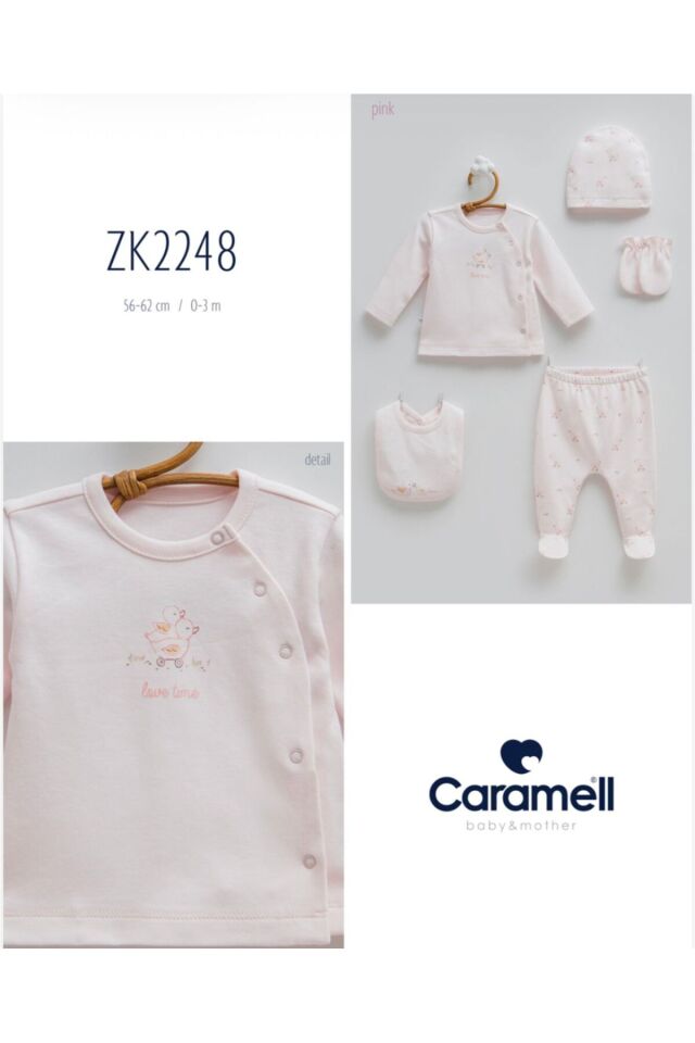 Love Time 5 Parça Hastane Çıkışı Zıbın Seti ZK2248