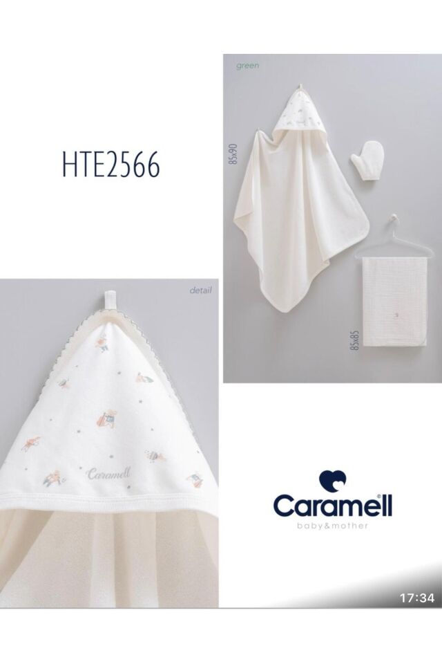 BEBEK BANYO SETİ ( HAVLU, BATTANIYE, KESE)