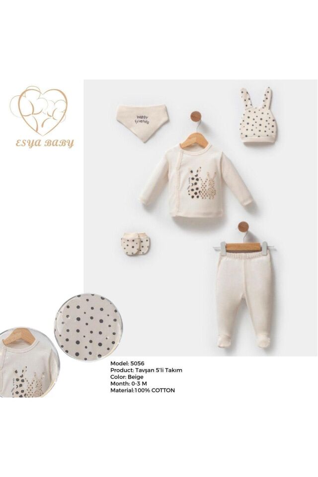 HAYVAN DESEN BABY 5 Lİ SET 5056
